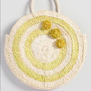 Straw beach bag